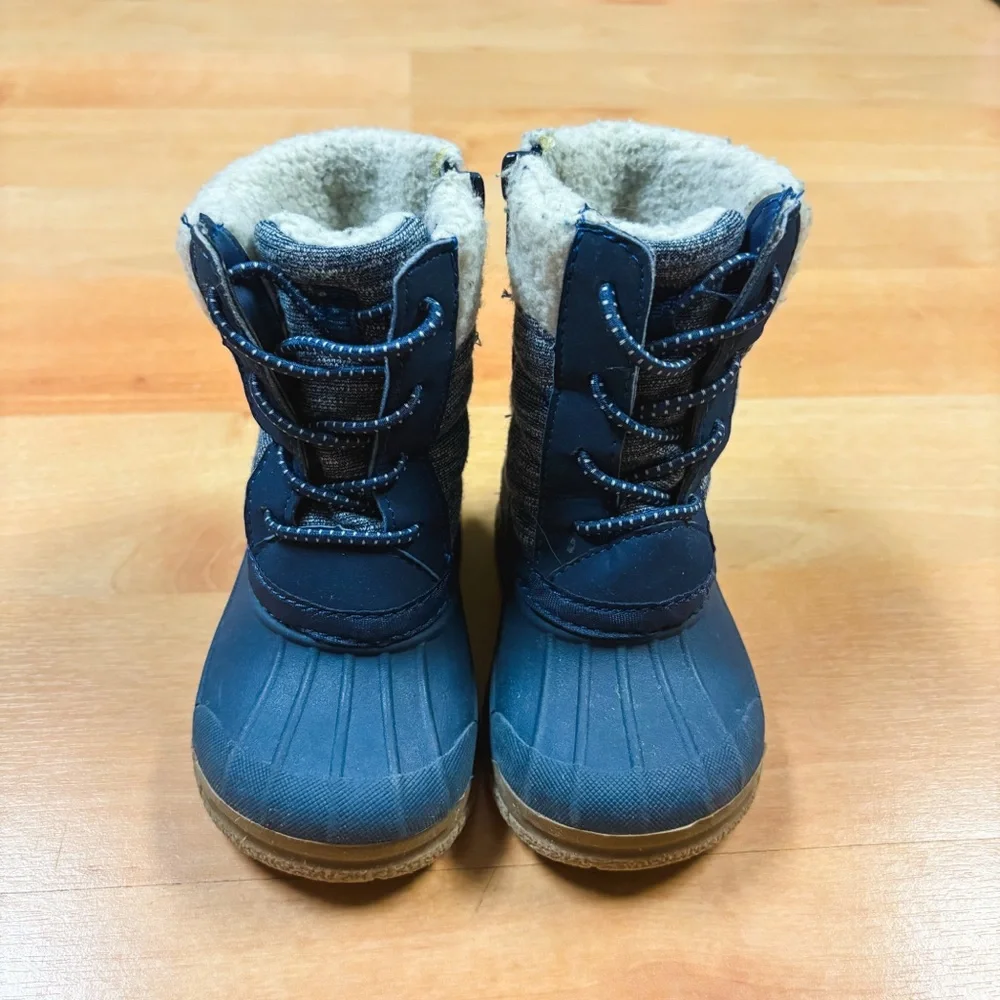 Oshkosh Blue Faux Fur Lined Snoe Cold Weather Wintet Snow Boot Toddler 5